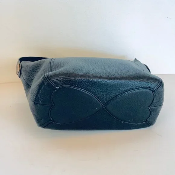 BRIGHTON, Vintage Leather Bucket shoulder bag - Picture 3 of 4